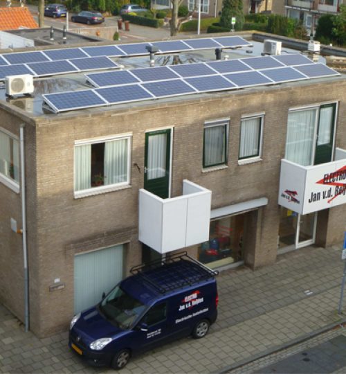 Zonnepanelen eigen bedrijfspand