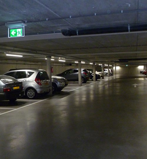 Noodverlichting parkeergarage "Vorstenhave"